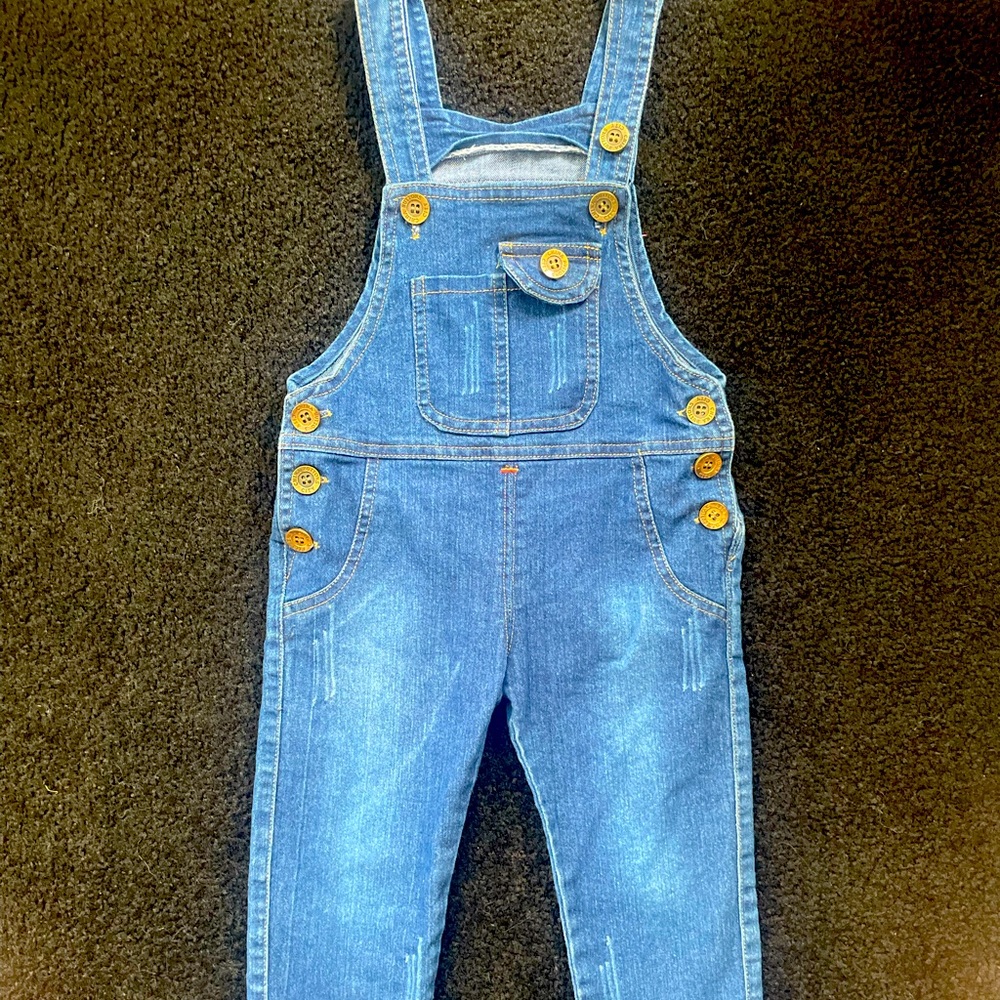 Denim overalls before the fall!